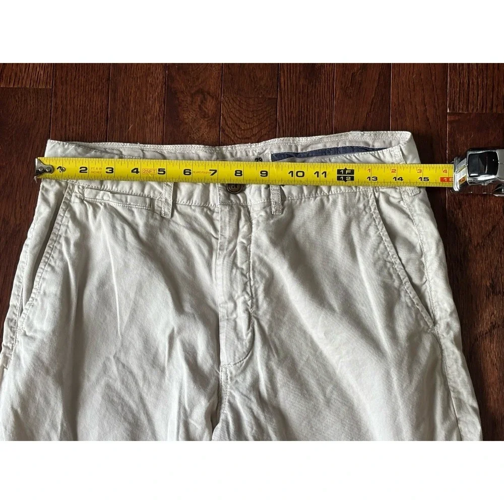 Faherty Shorts Mens 29 Beige Cotton Lyocell Chino Casual Summer